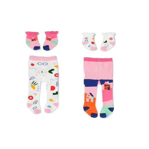 BABY born Tights & Socks 2 assorted 43cm Puppenstrumpfhosen – Bild 3