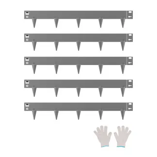VEVOR Rasenkante 5er-Pack, Beeteinfassung 990×156 mm, Metall-Beetumrandung, biegbare Garteneinfassung, robuste Gartenpalisade, einfach zu installieren, Blumenbeet-Gartenweg-Teiler, dunkelgrau VEVOR Rasenkante 5er-Pack, Beeteinfassung 990×156 mm, Metall-Beetumrandung, biegbare Garteneinfassung, robuste Gartenpalisade, einfach zu installieren, Blumenbeet-Gartenweg-Teiler, dunkelgrau