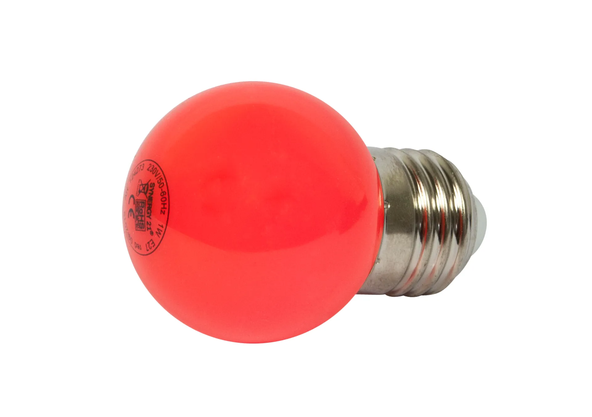 Synergy 21 LED Retrofit E27 Tropfenlampe G45 rot 1 Watt für Lichterkette Synergy 21 LED Retrofit E27 Tropfenlampe G45 rot 1 Watt für Lichterkette