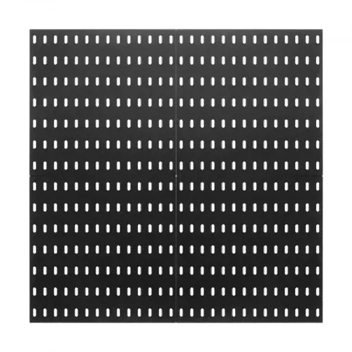 VEVOR Werkzeugwand, 28 x 28 cm, 4er-Set, Kunststoff-Stecktafel-Wand-Organizer-Set mit Zubehör, für Garage, Werkzeugaufbewahrung, Küche, Wohnzimmer, Bastelraum, Büro, Badezimmer, Zuhause, Schwarz – Bild 10