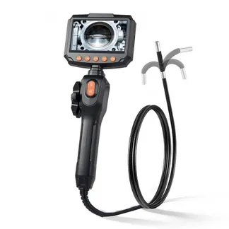 VEVOR Endoskopkamera mit Licht Drehbar, Inspektionskamera mit Zwei-Wege beweglichem Kopf, IP67 Wasserdichte Rohrkamera mit 4,3 Zoll Display 1,5m Kabel 2600mAh Akku, 6,2mm Boreskopkamera für Auto Haus VEVOR Endoskopkamera mit Licht Drehbar, Inspektionskamera mit Zwei-Wege beweglichem Kopf, IP67 Wasserdichte Rohrkamera mit 4,3 Zoll Display 1,5m Kabel 2600mAh Akku, 6,2mm Boreskopkamera für Auto Haus