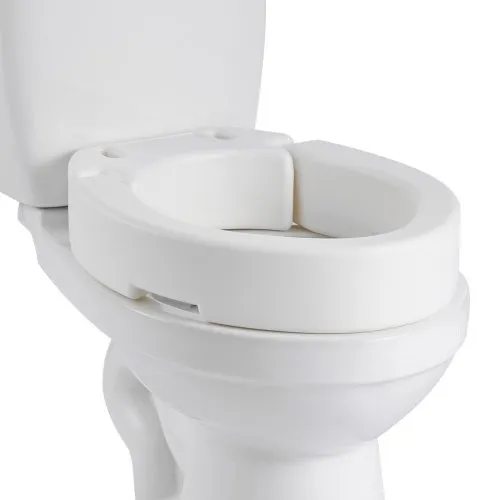 VEVOR Toilettensitzerhöhung Toilettenerhöhung (136 kg belastbar) mit 88,9 mm Hubhöhe, erhöhter Toilettensitz mit vergrößerter Öffnung für ältere Menschen, längliche Toilettenschüsseln VEVOR Toilettensitzerhöhung Toilettenerhöhung (136 kg belastbar) mit 88,9 mm Hubhöhe, erhöhter Toilettensitz mit vergrößerter Öffnung für ältere Menschen, längliche Toilettenschüsseln