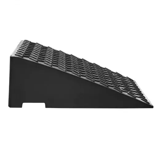 VEVOR Bordsteinrampe für Einfahrten, Schwellenrampe 3175 kg Tragkraft, 18 cm Höhe, Übergangsrampe mit Ablauftank für Rollstühle, Kinderwagen, Motorräder, Autos, Rasenmäher & Anhänger, 2er-Pack – Bild 10