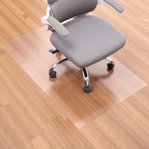 VEVOR Stuhlmatte Bodenschutzmatte (1215 x 765 mm) Bürostuhlmatte für Hartböden, Stuhlteppich aus PVC für Rollstuhl, sanftes Gleiten unter dem Schreibtischteppich für Heimbüro (rechteckig) – Bild 7