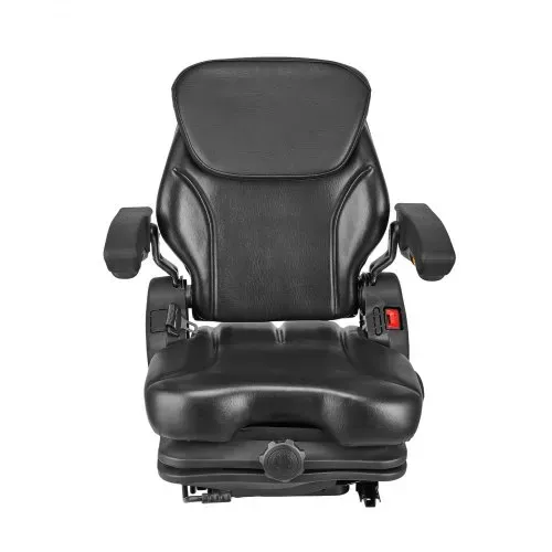 VEVOR Universal-Gabelstaplersitz 540x600x670 mm, gefederter Traktorsitz, Schleppersitz, Treckersitz, Staplersitz, sicherer herunterklappbarer Sitz, Rasenmähersitz für Kompaktlader, Bulldozer – Bild 8