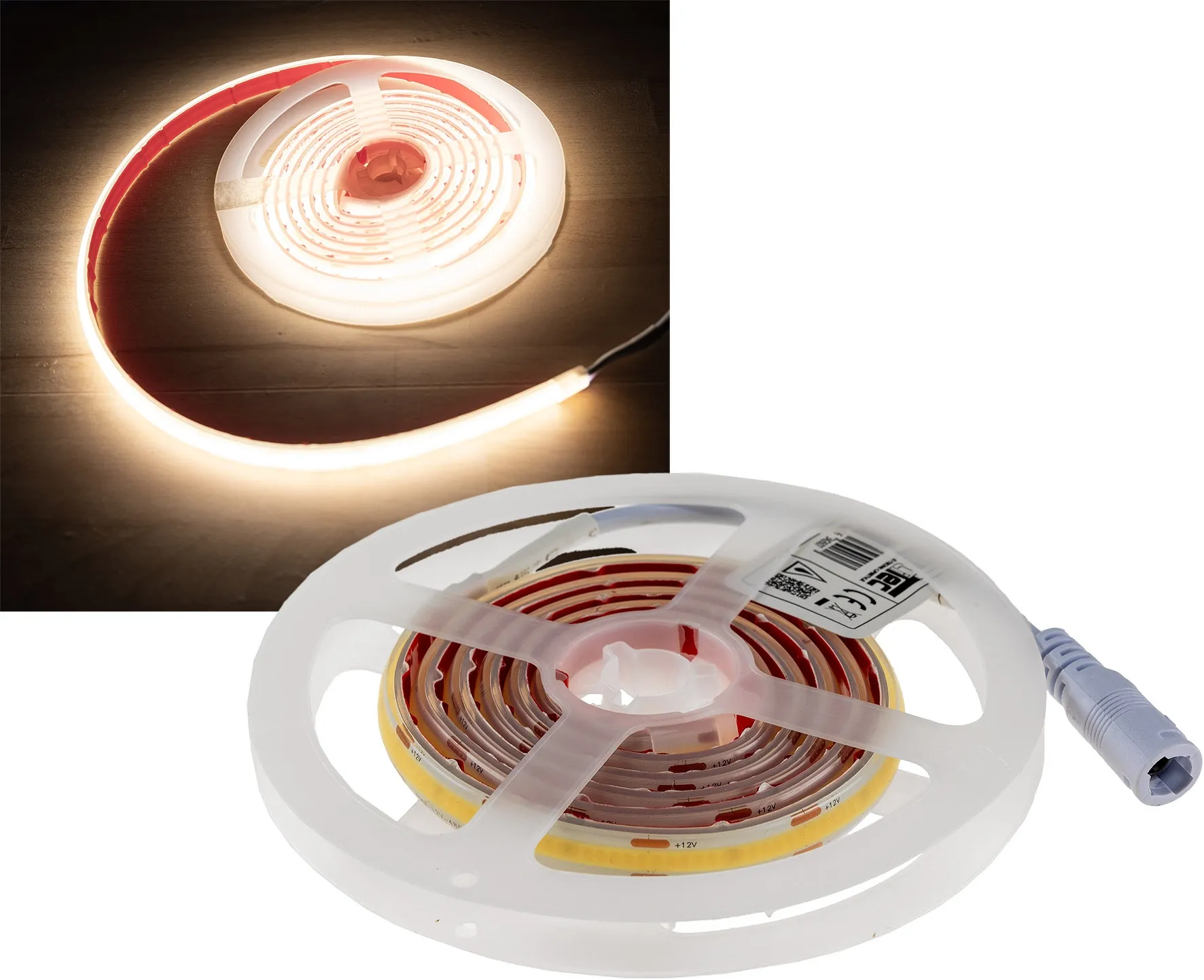 LED-Stripe „CLS-COB V2“ 1m, neutralweiß 12V, 10W, 958 Lumen LED-Stripe „CLS-COB V2“ 1m, neutralweiß 12V, 10W, 958 Lumen