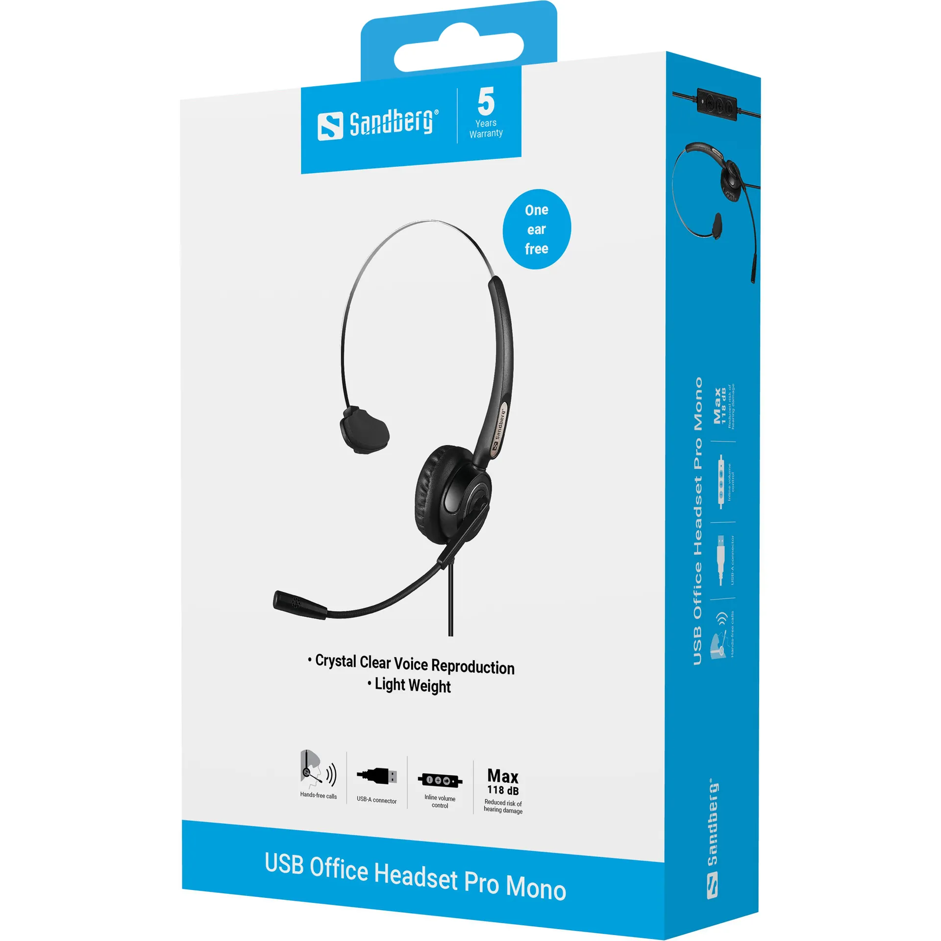 Sandberg USB Office Headset Pro Mono – Bild 5