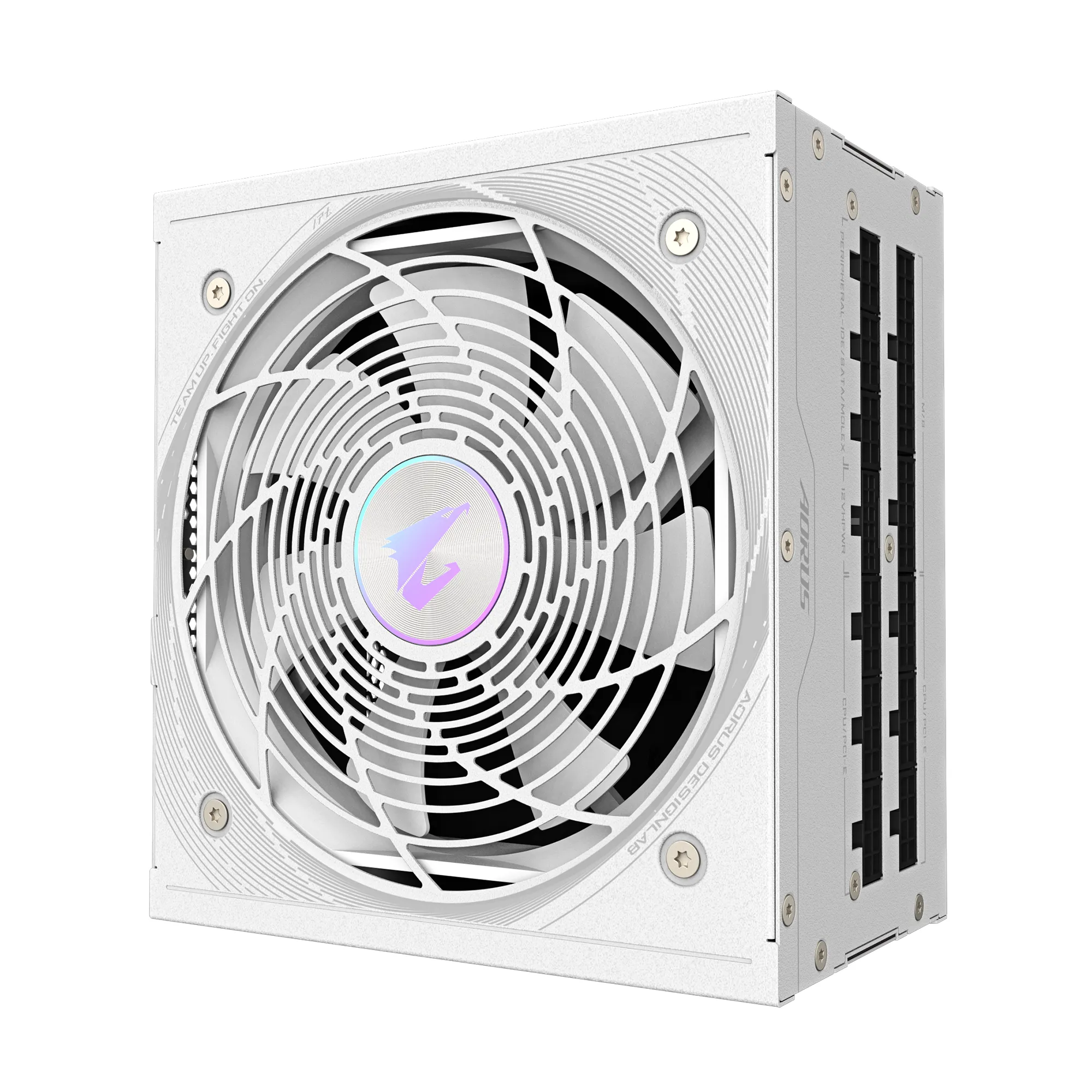 GIGABYTE AORUS ELITE P1000W ICE Netzteil - PCIe 5.0, 80 PLUS Platinum, Vollmodulares Design, 120mm Lüfter, ATX 3.0-kompatibel, EU-Stecker – Bild 2