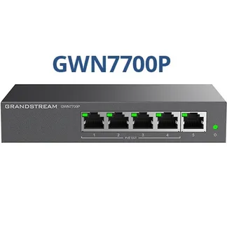 Grandstream GWN7700P, 5 Port Switch, 4 Port PoE+ Grandstream GWN7700P, 5 Port Switch, 4 Port PoE+