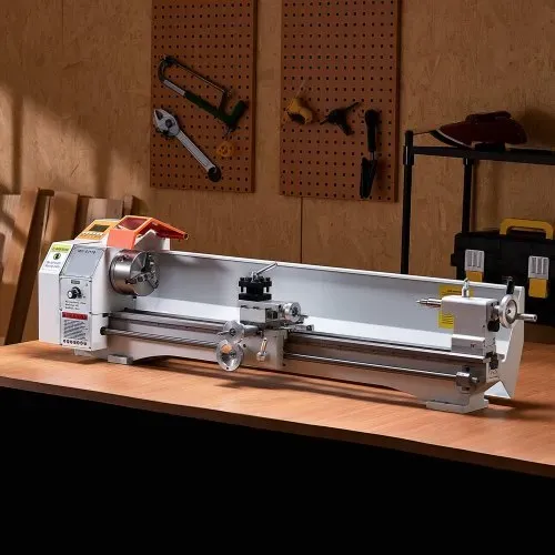 VEVOR Metalldrehmaschine 220x1000 mm Drehmaschine Automatischer Vorschub 2500 U/min Drehzahl 1250 W Bürstenloser Motor, mit Zubehör, Tischdrehmaschine für die Bearbeitung von Präzisionsteilen – Bild 7