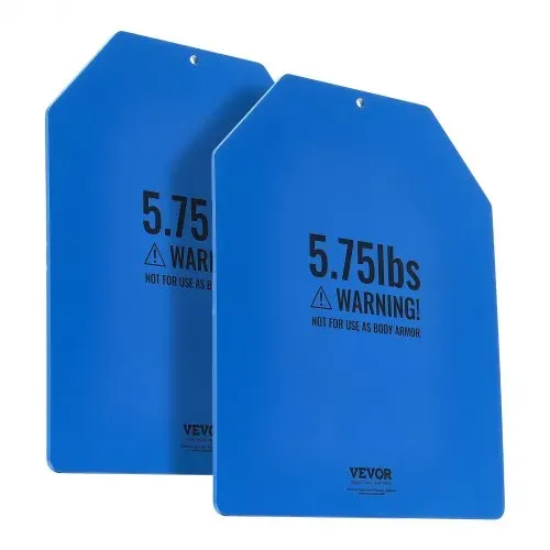 VEVOR Gewichtsplatten für Gewichtswesten 5,2 kg Set (2 x 2,6 kg), Flache Gewichtswestenplatten für WODs & Funktionelles Training, Ergonomisches Zusatzgewicht für Krafttraining, Laufen & Fitness, Blau – Bild 9