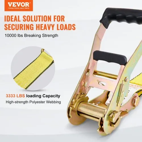 VEVOR 4er-Set Spanngurt 0,05 x 8 m Zurrgurt 4536 kg Ratschenzurrgurt Polyester-Gurt und Kohlenstoffstahl-Haken Befestigungsgurt Ratschenspanngurt Ideal für Motorräder Fahrräder Kajaks UTV Boote ATV VEVOR 4er-Set Spanngurt 0,05 x 8 m Zurrgurt 4536 kg Ratschenzurrgurt Polyester-Gurt und Kohlenstoffstahl-Haken Befestigungsgurt Ratschenspanngurt Ideal für Motorräder Fahrräder Kajaks UTV Boote ATV