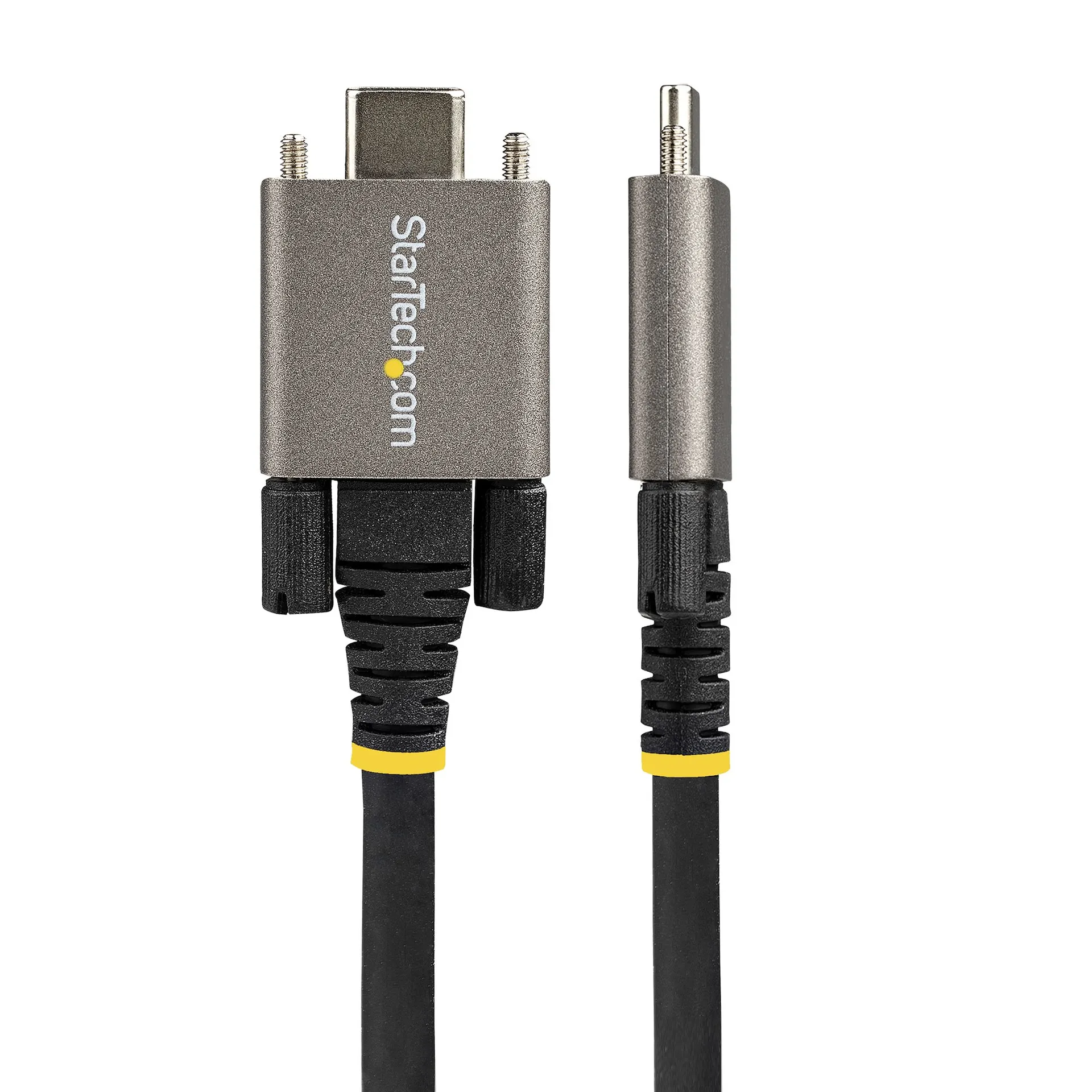 StarTech.com 1m USB-C Kabel, Seitenschraubenverriegelung, USB 10Gbps, 100W (5A) Power Delivery, 8K 60Hz / 4K 144Hz DP-Alt-Modus, USB-IF-zertifiziert - Thunderbolt-Kompatibel – Bild 3