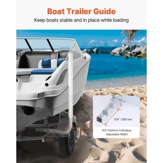 VEVOR L-Form 1,5 m Anhängerpfahl Bootsanhänger Anleitung Kurbelstütze Bootsführung, 30 cm Einstellbare Breite Boat Trailer Guide-on, Ersatzteile und Zubehör für Skiboot Fischerboot Segelbootanhänger VEVOR L-Form 1,5 m Anhängerpfahl Bootsanhänger Anleitung Kurbelstütze Bootsführung, 30 cm Einstellbare Breite Boat Trailer Guide-on, Ersatzteile und Zubehör für Skiboot Fischerboot Segelbootanhänger