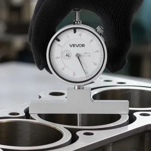 VEVOR Tiefenmesser, Messschieber Messbereich 0–22 Zoll, Auflösung 0,001 Zoll, mit 4 Ambossen & 6 Standardstangen, Gut Ablesbares Mechanisches Messwerkzeug für Nuten, Stufen & Bohrungen – Bild 7