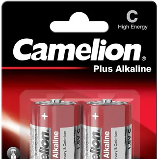 Baby-Batterien CAMELION AlkalinePlus Typ C/LR14, 1,5V, 2er Pack Baby-Batterien CAMELION AlkalinePlus Typ C/LR14, 1,5V, 2er Pack