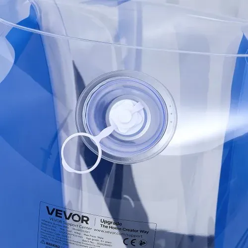 VEVOR 2 x Aufblasbare Bumper Sumo Bälle 1,2 m für Jugendliche Rot Blau für Garten, Camping, Picknick, Rasen und Outdoor, 0,5 mm Starkes PVC, Heißverschweißte Griffe & Stabil Sitzende Schultergurte – Bild 10
