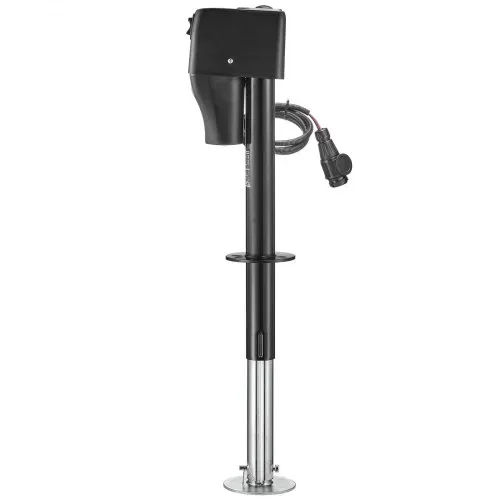 VEVOR Elektrischer Anhängerheber 2268 kg, Elektro Stützfuß 230-686mm Hub, Wohnmobil-Anhängerstütze mit Kurbel, Schutzabdeckung & LED für Wohnwagen, Wohnmobile & Camper, 12 V DC mit Kabelbaum – Bild 8