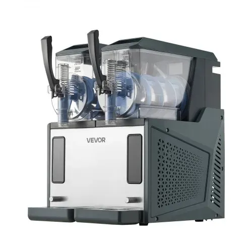 VEVOR Slush Maschine 2 x 4 L, Slusheis Eisbereiter 455 W (kein Eis nötig), Elektrische Margarita-Maschine mit Selbstreinigungsfunktion, Geeignet für Frozen Margaritas Frappés Milchshakes Shakes – Bild 10