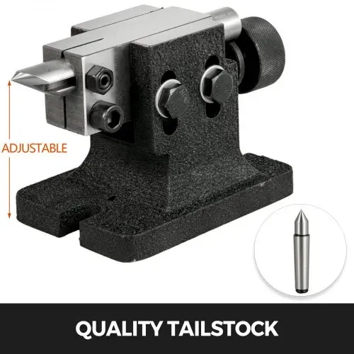 VEVOR Teilapparat Rundtischteilkopf ø100mm Horizontal Vertikal Fräsmaschine Bs-0 – Bild 4