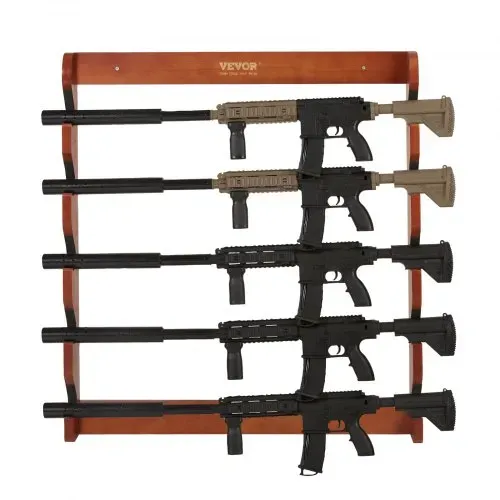 VEVOR Waffenregal zur Waffenaufbewahrung, 5 Gewehre Gewehrhalter Waffentresor-Zubehör für Gewehre & Schrotflinten, Waffenhalter im Waffenschrank, Schrotflinten-Gewehrauflage 60 kg Gewichtskapazität – Bild 10