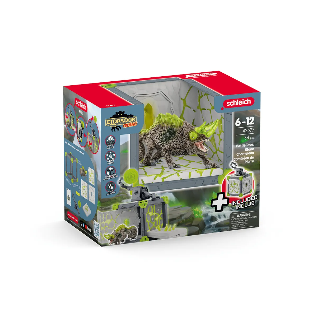 schleich BattleCave Steinchamäleons – Bild 6