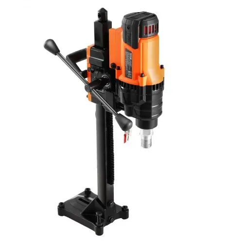 VEVOR Kernbohrmaschine Diamantkernbohrgerät mit Bohrdurchmesser 2-20 cm mit Ständer und Kernbohrer, 3000 W robuster Beton-Kernbohrer, Nass- und Trockenanwendung für Beton Ziegel – Bild 10