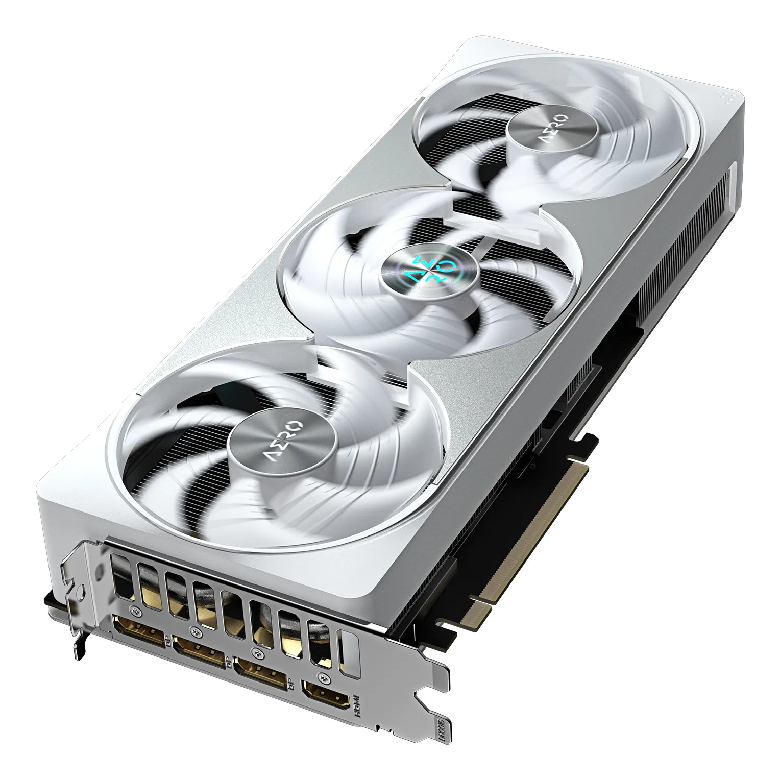 GIGABYTE GeForce RTX 5080 AERO OC SFF 16G Grafikkarte - 16 GB GDDR7, 256 Bit, PCI-E 5.0, 2730MHz Core Clock, 3 x DisplayPort, 1 x HDMI, GV-N5080AERO OC-16GD – Bild 4