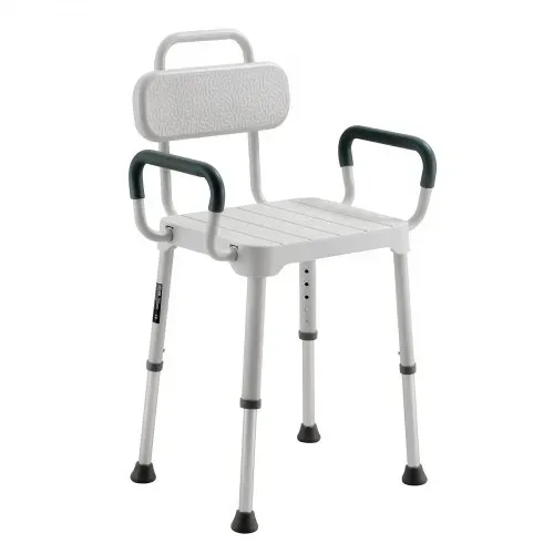 VEVOR Duschstuhl 181,4 kg, 6-stufig Höhenverstellbarer Duschsitz mit Armlehnen, Rahmen aus Aluminiumlegierung, für Dusche oder Badewanne, Geeignet für Senioren, Menschen mit Behinderung und Verletzte – Bild 10