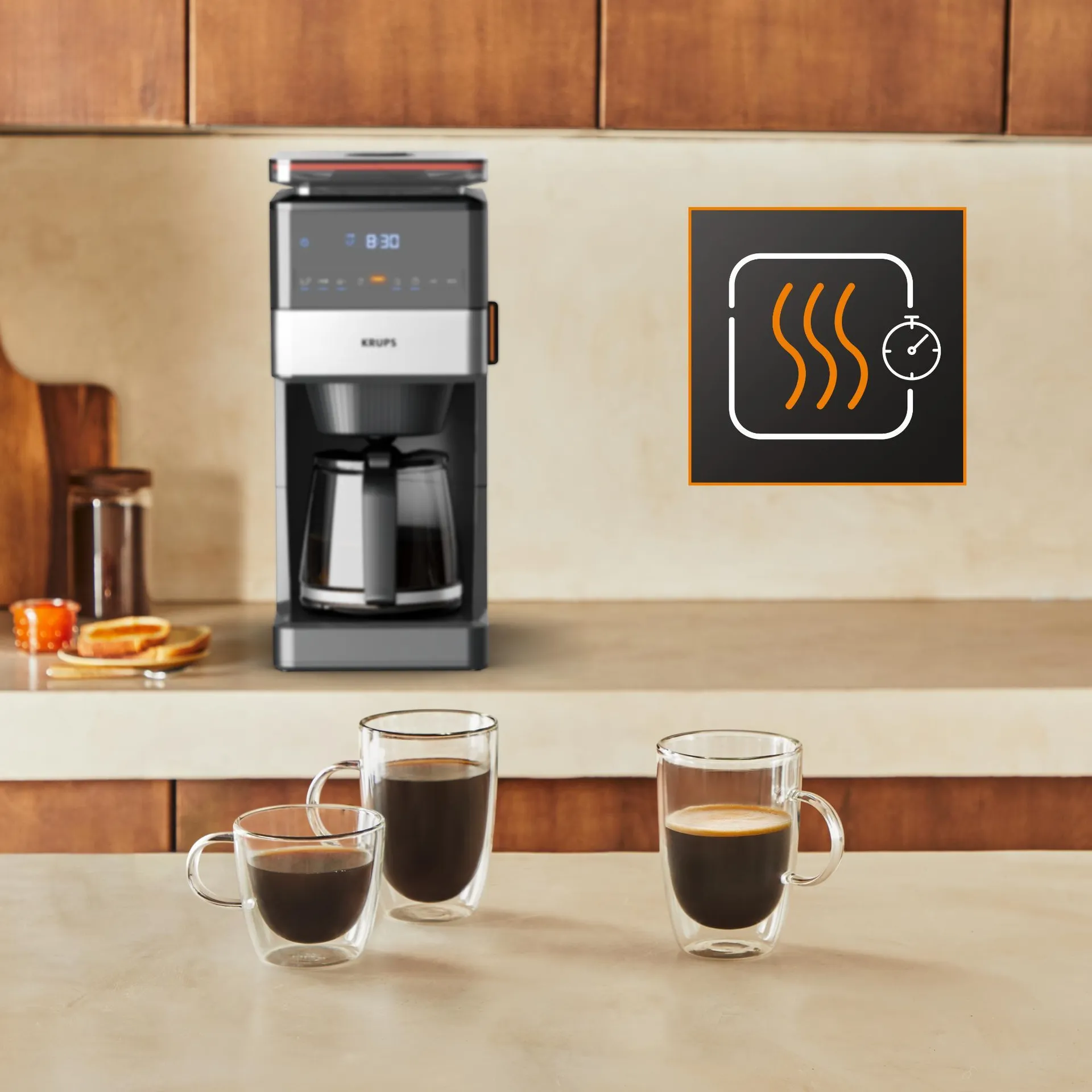 Krups Aroma Partner KM8428 Kaffeemaschine Vollautomatisch Filterkaffeemaschine 1,5 l – Bild 3