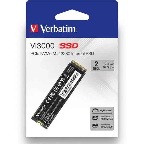 Verbatim Vi3000 2 TB M.2 PCI Express 3.0 NVMe – Bild 2