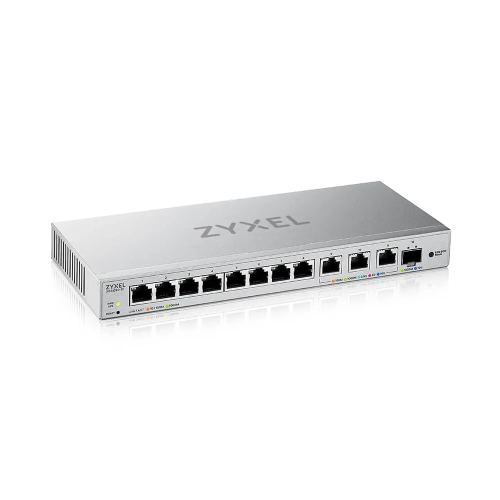 Zyxel XGS1250-12 Managed L2 10G Ethernet (100/1000/10000) Grau Zyxel XGS1250-12 Managed L2 10G Ethernet (100/1000/10000) Grau