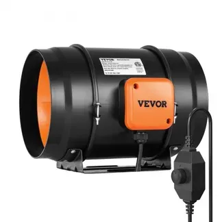 VEVOR Inline-Rohrventilator, 203,2 mm, Rauchabzug, Inline-Kanalventilator mit variablem Drehzahlregler, leiser Abluftventilator mit AC-Motor für Kühlverstärker, Wachstumszelte, Hydrokultur VEVOR Inline-Rohrventilator, 203,2 mm, Rauchabzug, Inline-Kanalventilator mit variablem Drehzahlregler, leiser Abluftventilator mit AC-Motor für Kühlverstärker, Wachstumszelte, Hydrokultur
