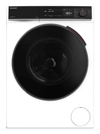 Sharp ES-WNFB914CWDA-CH Waschmaschine Frontlader 9 kg 1400 RPM Schwarz, Weiß Sharp ES-WNFB914CWDA-CH Waschmaschine Frontlader 9 kg 1400 RPM Schwarz, Weiß