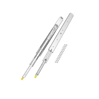 VEVOR 1 Paar Schubladenschienen mit Vollauszug 965 mm, 226,8 kg Tragkraft, Schubladenführungen, Kugellager mit Sperre, seitlich montierte Teleskopschienen für Regale, Schränke, Industrieschubladen VEVOR 1 Paar Schubladenschienen mit Vollauszug 965 mm, 226,8 kg Tragkraft, Schubladenführungen, Kugellager mit Sperre, seitlich montierte Teleskopschienen für Regale, Schränke, Industrieschubladen