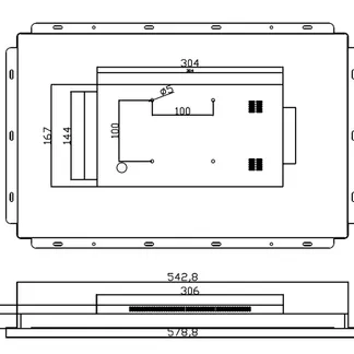 ALLNET Touch Display Tablet 21 Zoll zbh. Wandmontage Einbaurahmen für Unterputz/Hohlraum aufliegend ALLNET Touch Display Tablet 21 Zoll zbh. Wandmontage Einbaurahmen für Unterputz/Hohlraum aufliegend