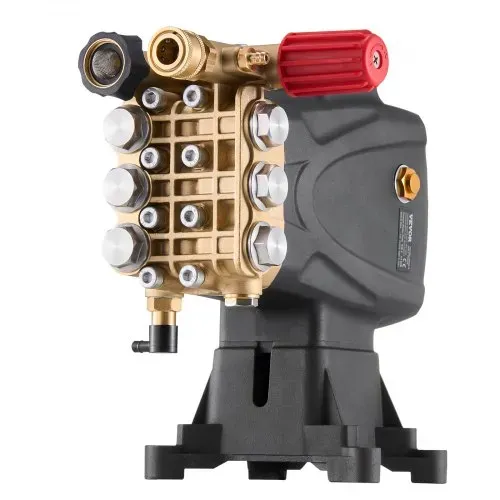 VEVOR Hochdruckreinigerpumpe, 1-Zoll-Welle, horizontaler Triplex-Kolben, 4000 PSI, 4,0 GPM, Ersatz-Hochdruckreinigerpumpen-Set mit 5 Düsen, Ersatzpumpe bis zu 500 Stunden Dauerbetrieb, Austauschpumpe – Bild 10