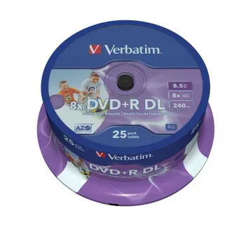 Verbatim 43667 DVD-Rohling 8,5 GB DVD+R DL 25 Stück(e) Verbatim 43667 DVD-Rohling 8,5 GB DVD+R DL 25 Stück(e)