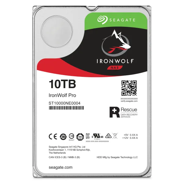 Seagate IronWolf Pro ST10000NT001 Interne Festplatte 10 TB 7200 RPM 256 MB 3.5" Serial ATA III – Bild 4