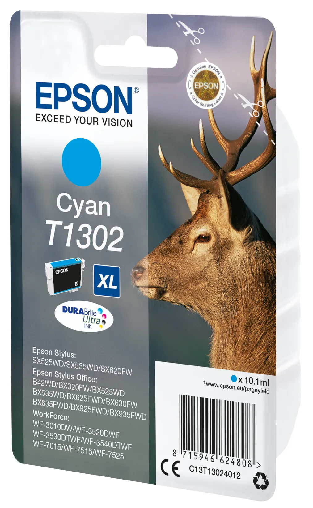 Epson Stag Singlepack Cyan T1302 DURABrite Ultra Ink – Bild 2