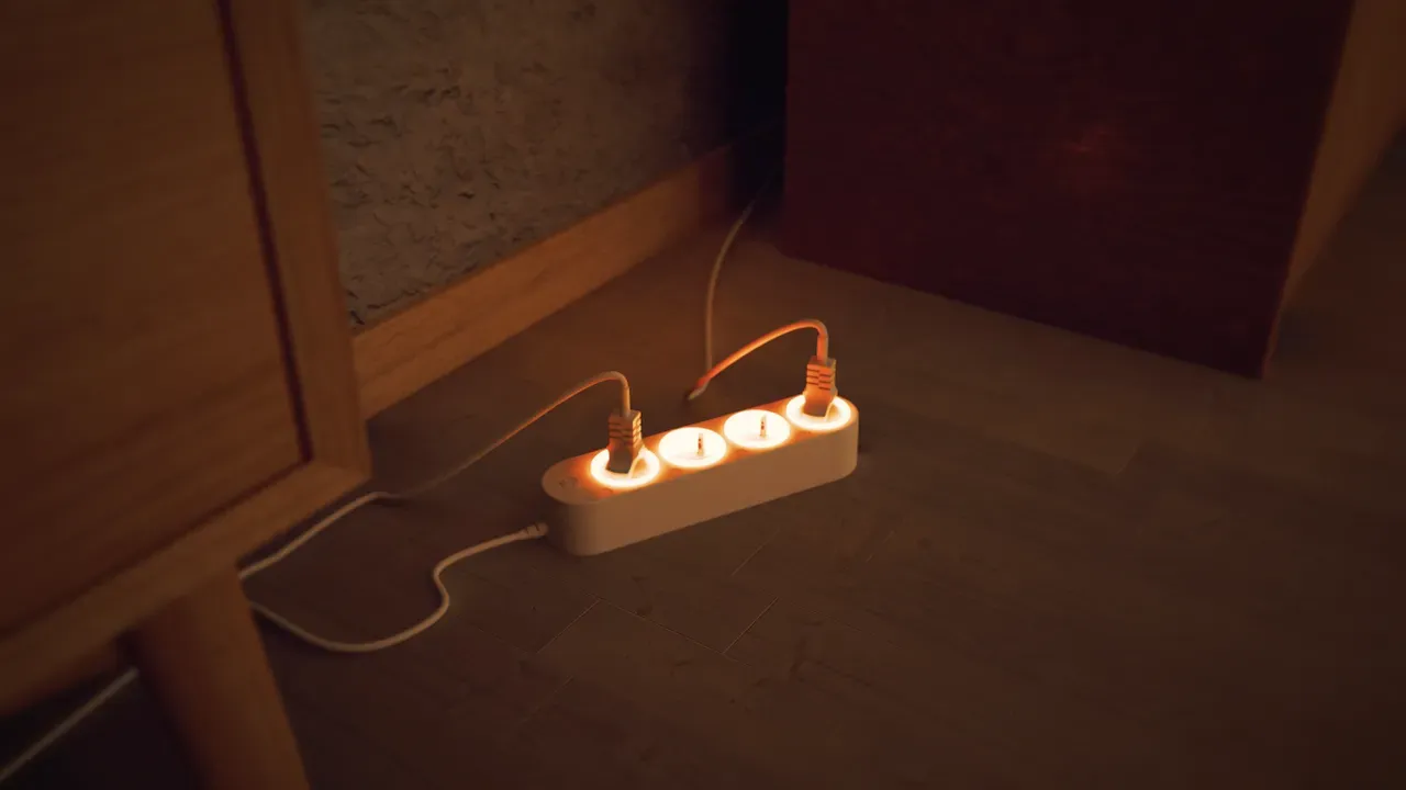 Shelly · Plug & Play "Power Strip 4 Gen4" · Smarte Steckdosenleiste · 4x 12A · Messfunktion · WLAN · Zigbee · Matter · BT · weiß – Bild 10