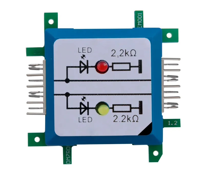 ALLNET Brick’R’knowledge LED dual auf Masse rot & gelb Signal durchverbunden ALLNET Brick’R’knowledge LED dual auf Masse rot & gelb Signal durchverbunden