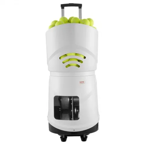 VEVOR Tennisballmaschine, automatischer tragbarer Tennisballwerfer, Übungswerfer für 150 Bälle, Tennistraining, 5 Motoren, Multimodus-Übungen, über 2 Stunden Spielzeit, wiederaufladbarer Akku, Fernbedienung per App – Bild 10