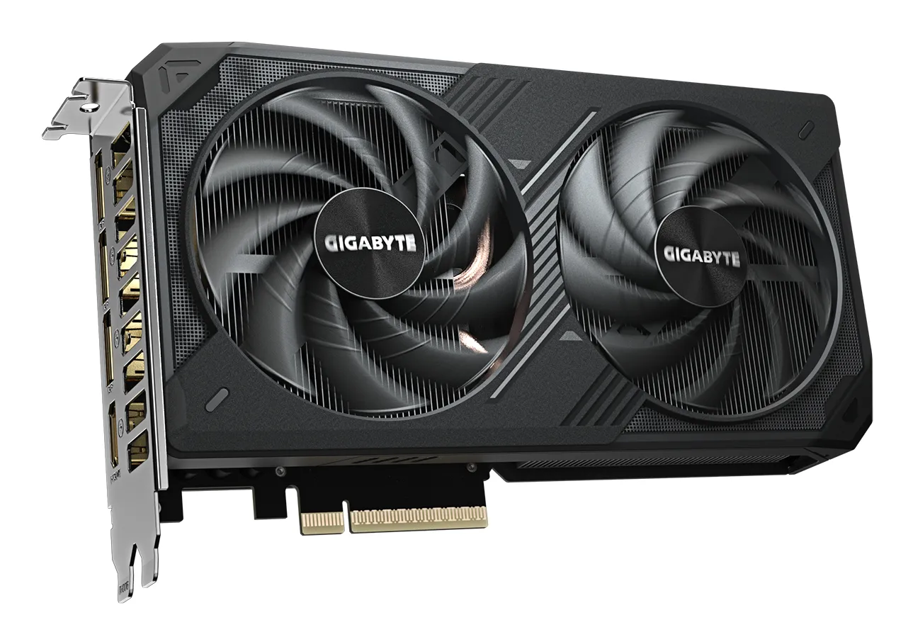 GIGABYTE GeForce RTX 5060 Ti WINDFORCE 16G Grafikkarte – 16 GB GDDR7, 128 Bit, PCI-E 5.0, 2572 MHz Kernfrequenz, 3 x DisplayPort, 1 x HDMI, GV-N506TWF2-16GD – Bild 3