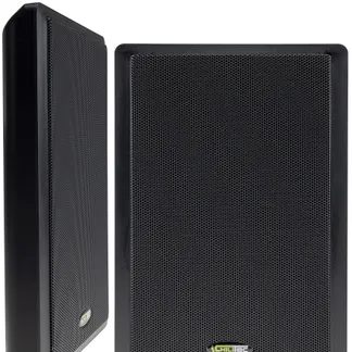 Flatpanel-Lautsprecher, 40W, schwarz Surround, 4 Ohm, 86dB, 2-Wege, Paar Flatpanel-Lautsprecher, 40W, schwarz Surround, 4 Ohm, 86dB, 2-Wege, Paar