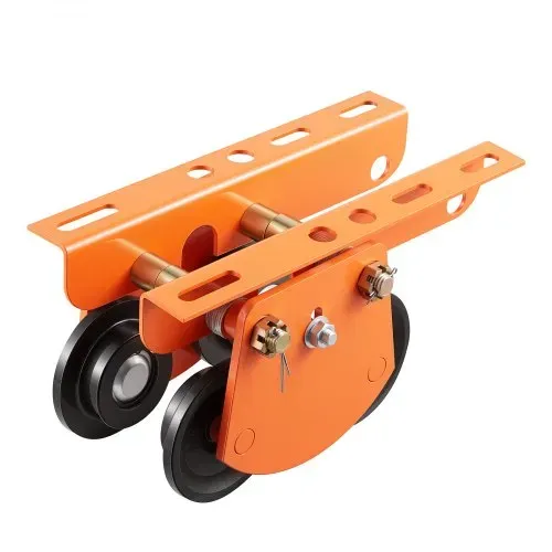 VEVOR Laufkatze mit 998 kg Tragkraft, Manuelles Rollfahrwerk mit Doppelrädern & 68-110 mm Flanschbreite, Handfahrwerk aus Kohlenstoffstahl für I-Träger, Krankatze für PA600 PA700 PA800 PA900 PA1000 – Bild 9