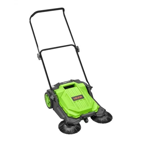 VEVOR Kehrmaschine Manuell, Handkehrmaschine mit 650 mm Arbeitsbreite, 18,9-L-Kehrbehälter & Verstellbarem Klappgriff, Bodenreinigungsmaschine für Höfe, Gehwege, Terrassen & Garagen – Grün – Bild 10