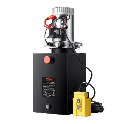 VEVOR Hydraulikpumpe Hydraulikaggregat 12 V Hydraulikaggregat 1600 W, Einfachwirkende Hydraulikpumpe Hydraulic Power Pack, 5 Gal Tank Hand Pump Hydraulikaggregat, für Aufzüge, Gabelstapler usw. – Bild 8
