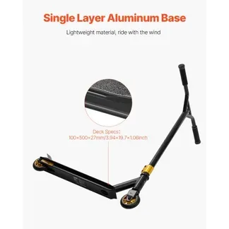VEVOR Stunt Scooter, komplette Trick-Scooter für Kinder im Alter von 11–13 Jahren, Teenager, Jungen und Mädchen, Freestyle-Street-Rider für Fortgeschrittene und Anfänger, leichtes Aluminiumdeck VEVOR Stunt Scooter, komplette Trick-Scooter für Kinder im Alter von 11–13 Jahren, Teenager, Jungen und Mädchen, Freestyle-Street-Rider für Fortgeschrittene und Anfänger, leichtes Aluminiumdeck