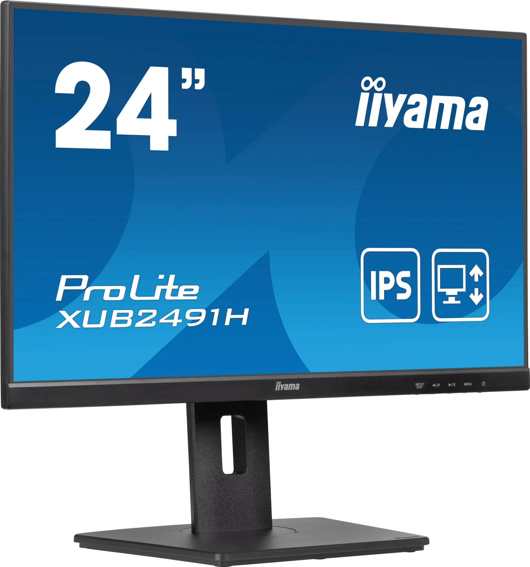 iiyama ProLite 24″ (60.5 cm) Monitor mit IPS-Panel-Technologie, 100Hz Bildwiederholfrequenz und einem 150 mm höhenverstellbaren Standfuß iiyama ProLite 24″ (60.5 cm) Monitor mit IPS-Panel-Technologie, 100Hz Bildwiederholfrequenz und einem 150 mm höhenverstellbaren Standfuß
